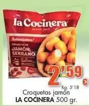 Congelados Copos La cocinera - croquetas jamon oferta