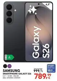 Worten Samsung - smartphone galaxy s26 oferta