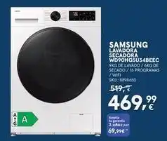 Worten Samsung - lavadora secadora wd70h69u34beec oferta