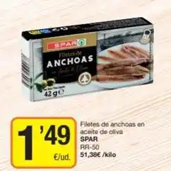 Economy Cash Spar - filetes de anchoas en aceite de oliva oferta