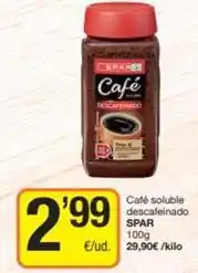 Economy Cash Spar - cafe soluble descafeinado oferta