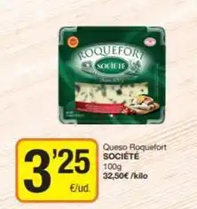 Economy Cash Societe - queso roquefort oferta