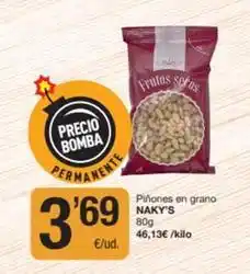 Piñones en grano
