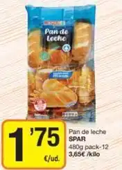 Economy Cash Spar - pan de leche oferta