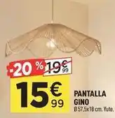Pantalla gino