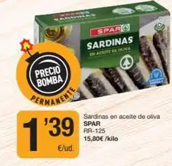 Spar - sardinas en aceite de oliva