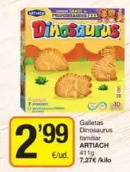 Economy Cash Artiach - galletas dinosaurus familiar oferta