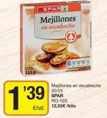 Economy Cash Spar - mejillones en escabeche oferta