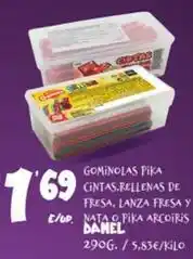 Economy Cash Damel - gominolas pika cintas. rellenas de fresa, lanza fresa y nata o pika arcoiris oferta