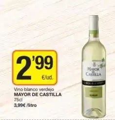 Economy Cash Mayor de castilla - vino blanco verdejo oferta