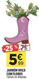 Centrakor Jarrón wild con flores oferta