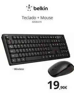 Ecomputer Belkin - teclado + mouse oferta