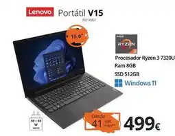 Ecomputer Lenovo - portatil v15 oferta