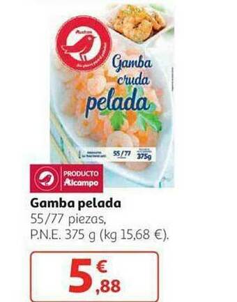 Alcampo Gamba Pelada oferta