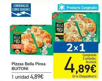 Carrefour Pizzas Bella Pinsa Buitoni oferta