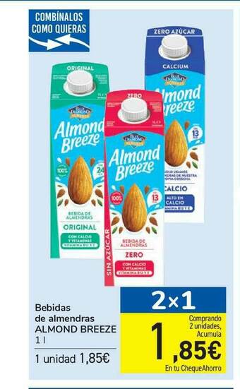 Carrefour Bebida De Almendras Almond Breeze oferta