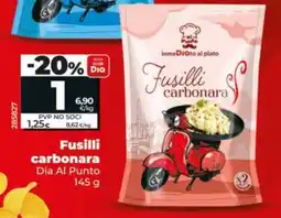 Dia Dia Al Punto fusilli carbonara oferta