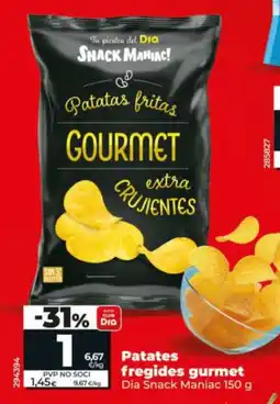 Dia Dia Snack Maniac patatas fritas gourmet extra crujientes oferta