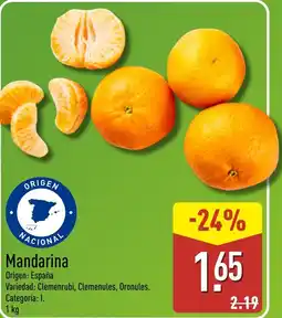 ALDI Mandarina oferta