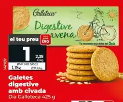 Dia Dia Galleteca galetes digestive amb civada oferta