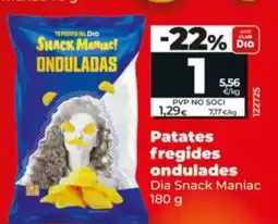 Dia Dia Snack Maniac onduladas oferta