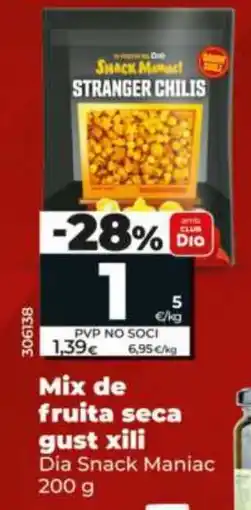 Dia Dia Snack Maniac stranger chilis oferta