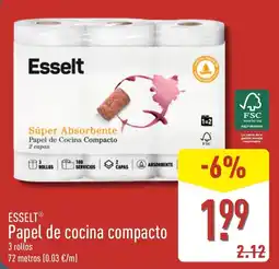 ALDI Esselt papel de cocina compacto oferta
