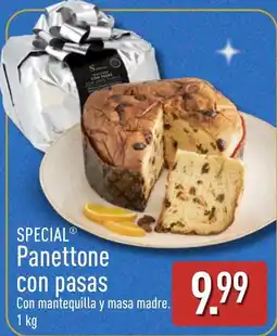 ALDI Special Panettone con pasas oferta