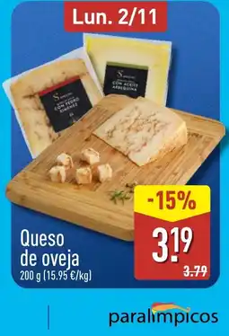 ALDI S Special Queso de oveja oferta