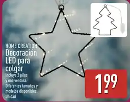 ALDI Home Creation Decoración LED para colgar oferta