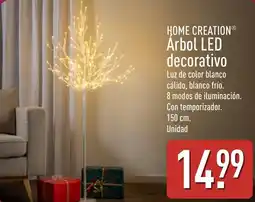 ALDI Home Creation Árbol LED decorativo oferta