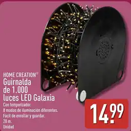 ALDI Home Creation guirnalda de 1.000 luces led galaxia oferta