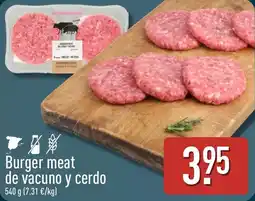 ALDI Burger meat de vacuno y cerdo oferta