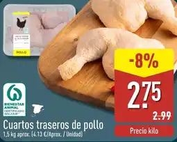 ALDI Pollo cuartos traseros de pollo oferta