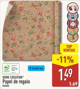 ALDI Home Creation Papel de regalo oferta