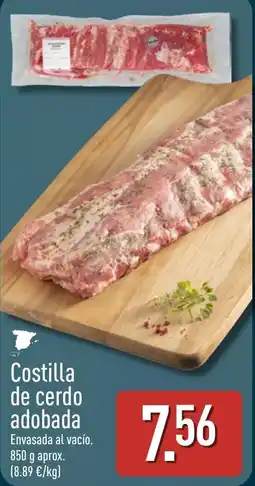 ALDI Costilla de cerdo adobada oferta