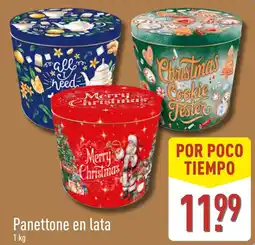 ALDI Panettone en lata oferta