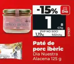 Dia Dia Nuestra paté de porc ibèric oferta