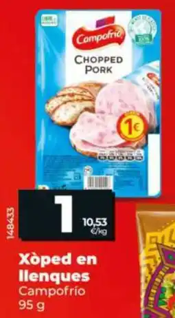 Dia Campofrío chopped pork oferta