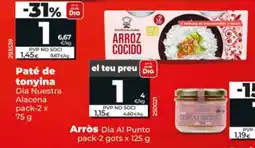 Dia Dia Nuestra paté de tonyina oferta