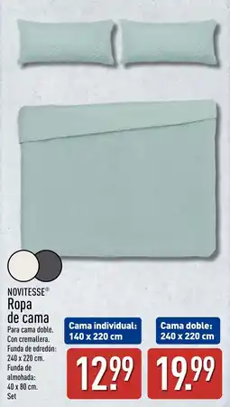 ALDI Novitesse ropa de cama oferta