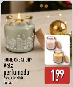ALDI Home Creation vela perfumada oferta