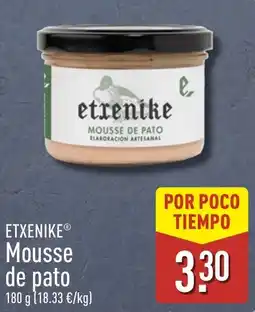 ALDI etxenike mousse de pato oferta