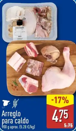 ALDI Arreglo para caldo oferta