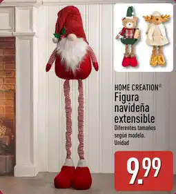 ALDI Home Creation figura navideña extensible oferta