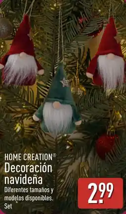 ALDI Home Creation decoración navideña oferta