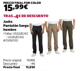 Costco Jachs pantalón sarga hombre oferta