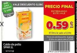 SPAR Spar - caldo de pollo oferta