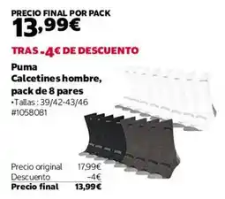 Costco Puma - calcetines hombre oferta