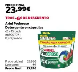 Costco Ariel - detergente en capsulas oferta